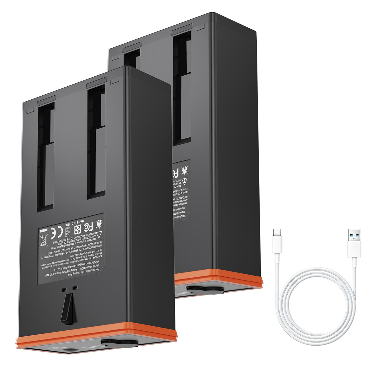 2-Pack Moultrie Edge Trail Camera Battery 8000mAh Lithium Power Pack