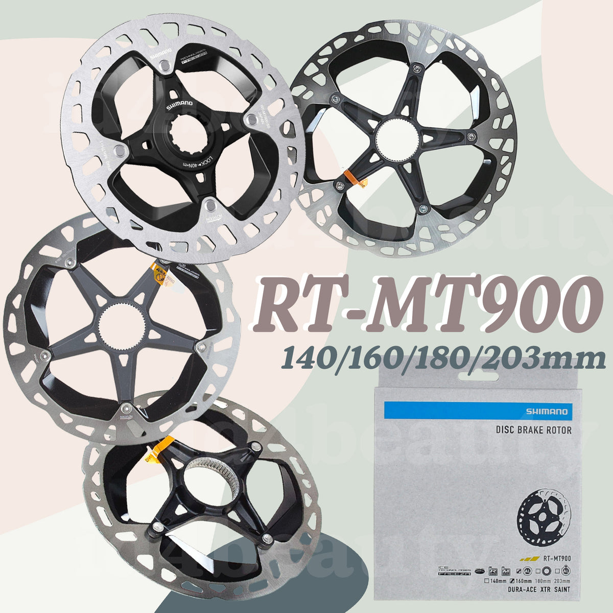 Shimano RT-MT900 Disc Brake Rotor Center Lock MTB 140/160/180/203mm NIB