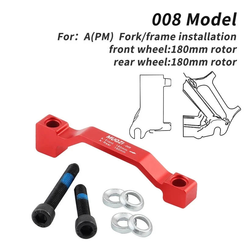 Bike Disc Brake Caliper Mount Adapter IS to Post Mount 140-203mm for MTB