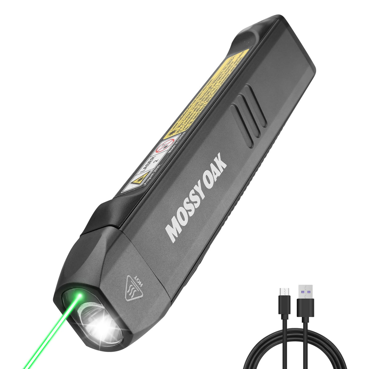 Rechargeable LED Flat Flashlight 1200LM with Magnetic Base & Red Light
