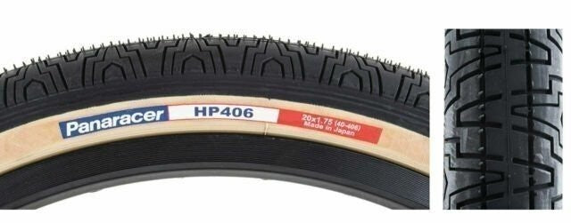 20 x 1.75 Bicycle Tire - Wire Bead, Lightweight Flatland Tire