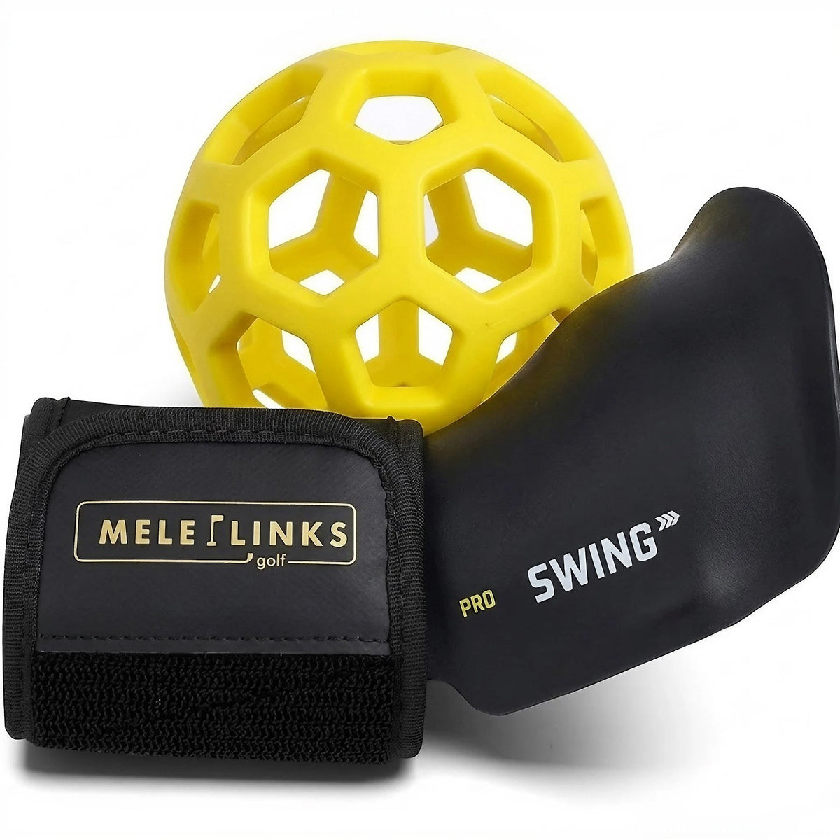 Golf Swing Training Aid with Wrist Cradle - Improve Control & Accuracy