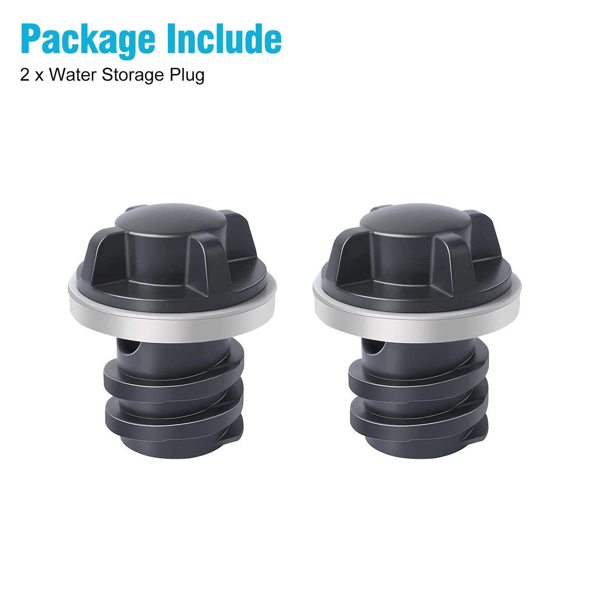 Leak-Proof Replacement Drain Plugs for YETI & RTIC Coolers - 2 Pack
