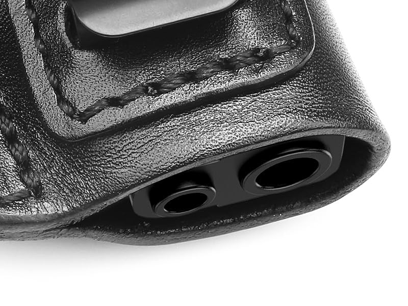 Concealed Carry Leather Holster for S&W Bodyguard 2.0, Optic Cut, Right Hand