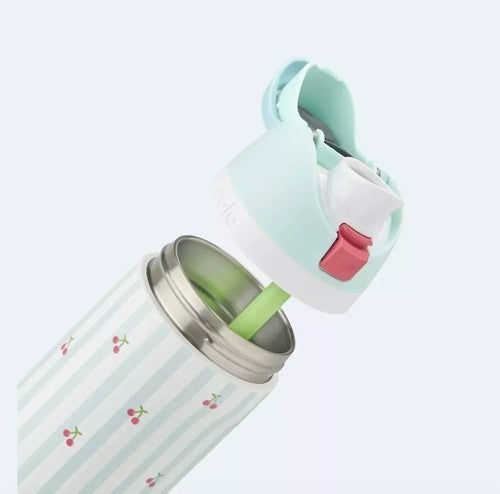 24oz Insulated Cherry Water Bottle with Flip Lock - Birthday Bash