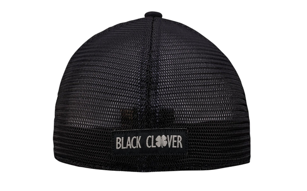 Black Clover Lucky #24 Heather Black Fitted Golf Hat S/M
