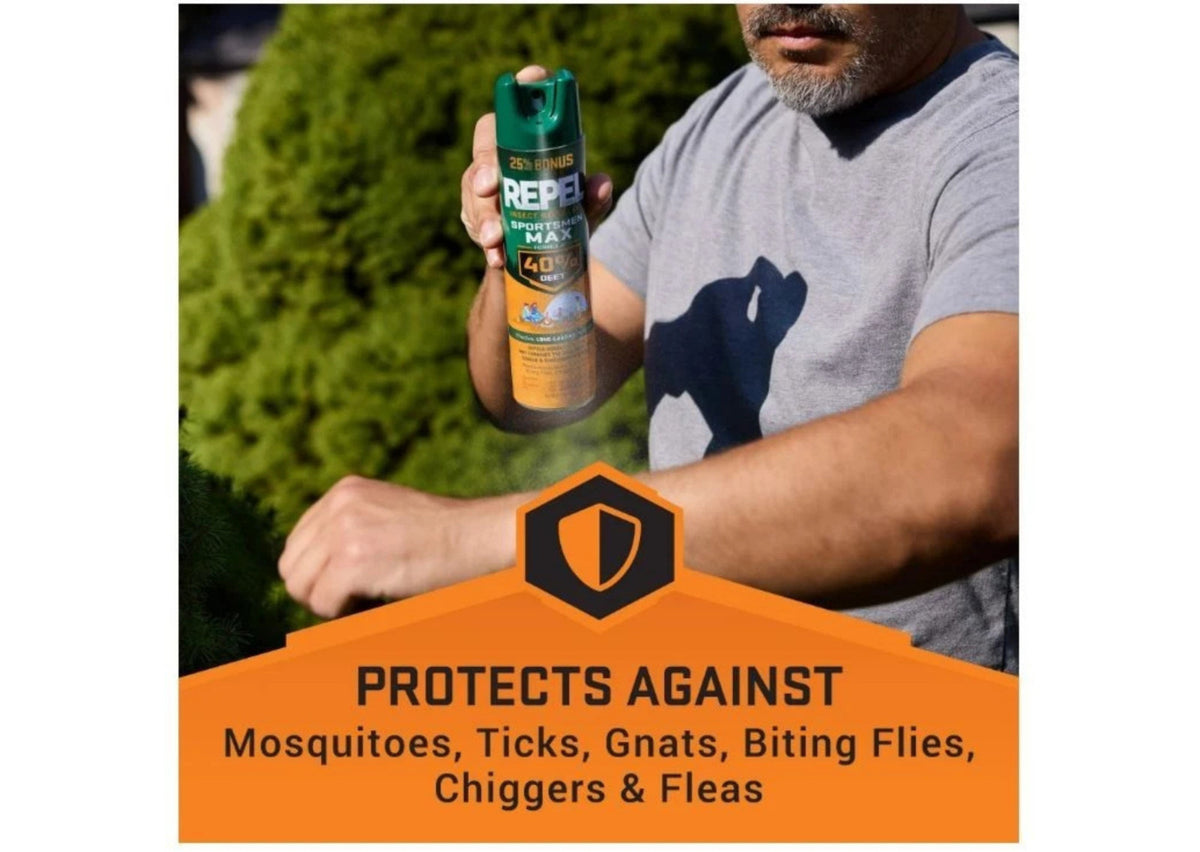 Insect Repellent Aerosol Spray 40% DEET Value Pack for Outdoor Activities