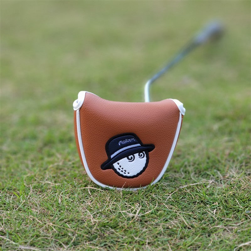 Golf Club Headcovers Set for Driver, Wood, Hybrid & Putter - Fisherman Hat Design