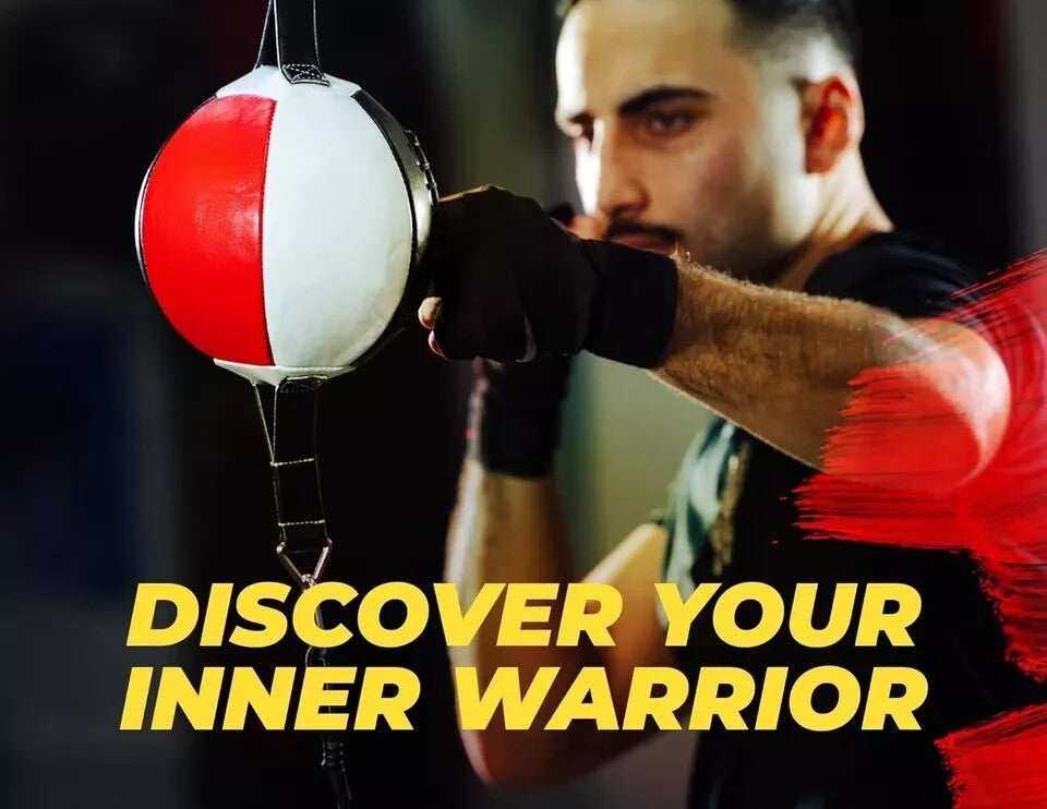 Double End Boxing Speed Bag Set - Reflex Training Equipment for Martial Arts