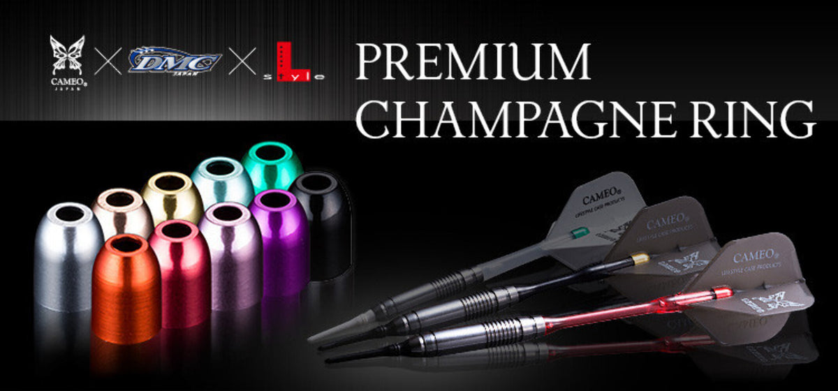 Champagne Rings - Aqua Premium Dart Rings, 3-Pack by L-Style x Cameo x DMC