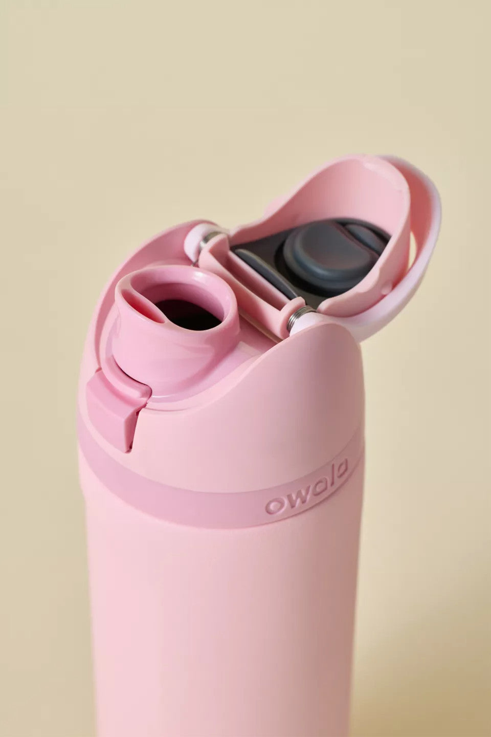 Insulated Stainless Steel Water Bottle 24 oz with Dual Sip Design - Leakproof, Rose Quartz