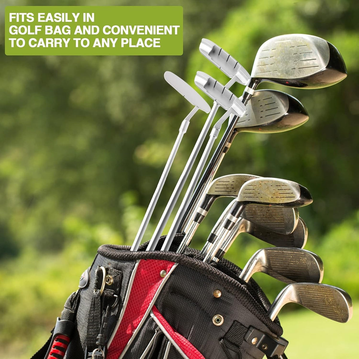 33-Inch Right Handed Golf Putter with Alignment Line and Disassemblable Design