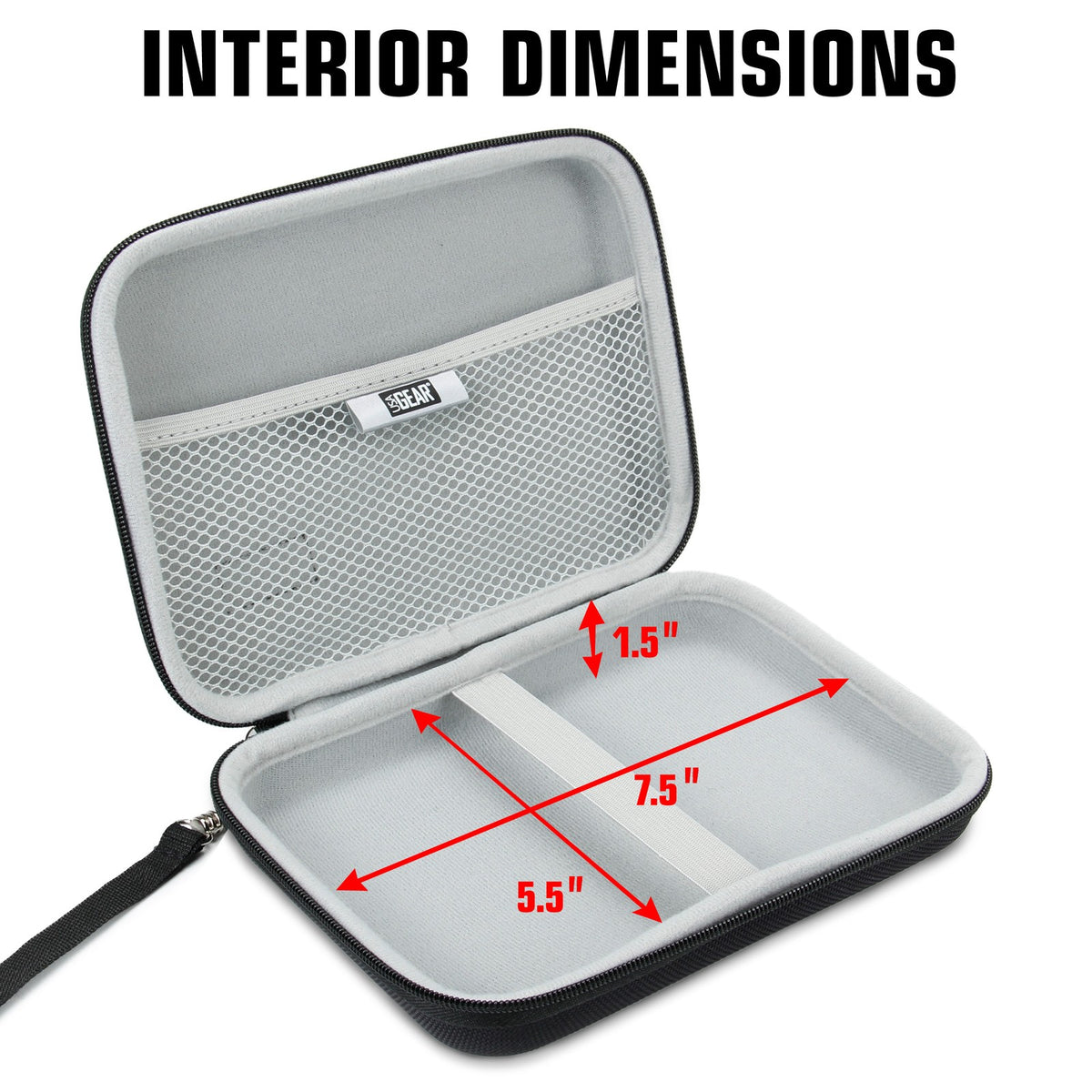 Golf Monitor Protective Case for Swing Caddie SC300 & SC200 Plus - Rugged Hard Shell