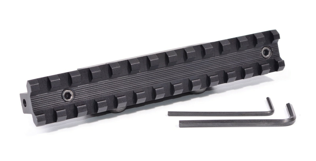 Revolver Rail for Dan Wesson Vent Rib Barrel Black Aluminum