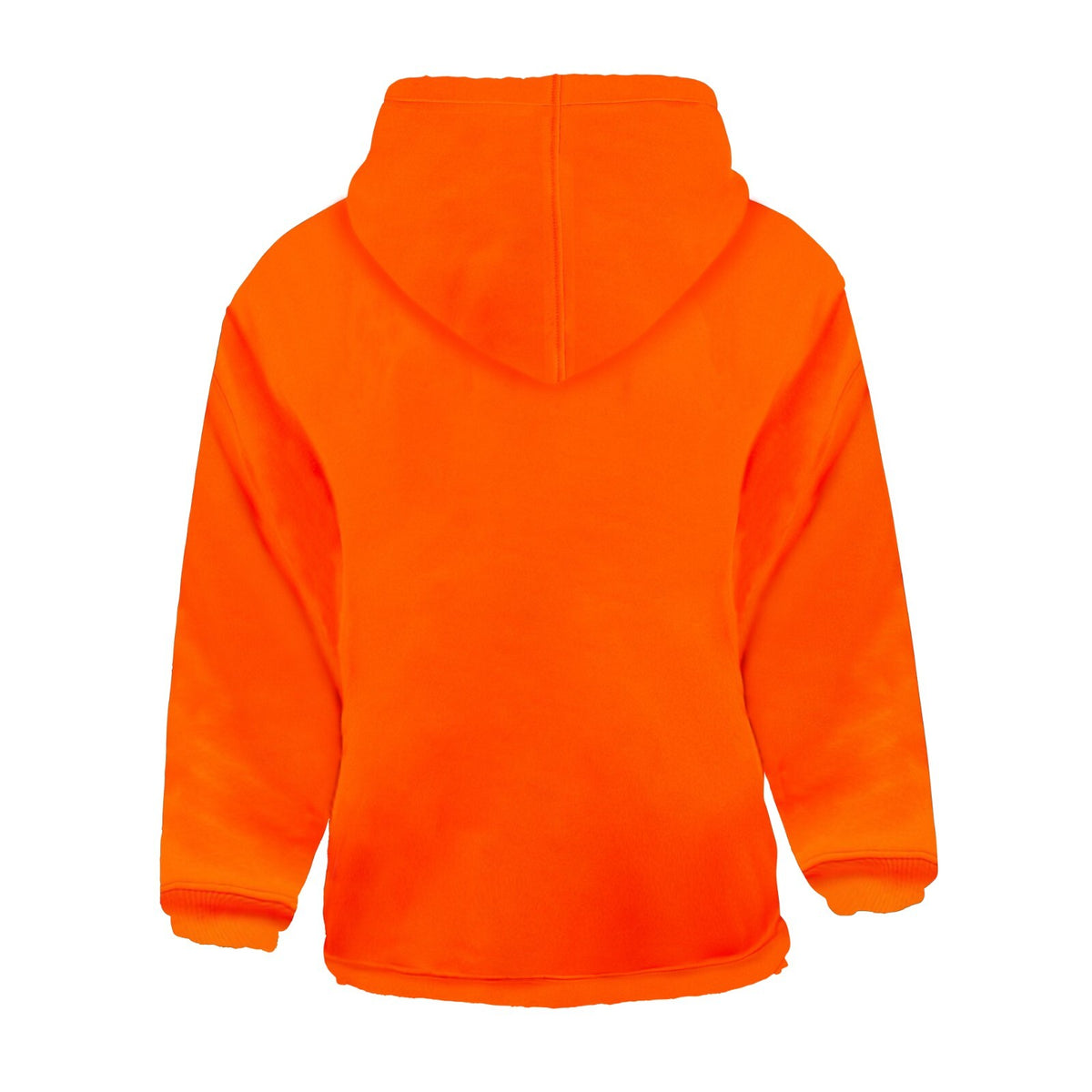 Trailcrest Orange Fleece and Sherpa Lined Hooded Jacket for Hunting and Outdoor Activities