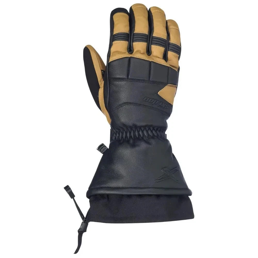 Snowmobile Leather Gloves 3XL XXXL Ski-Doo X-Team Khaki NWT