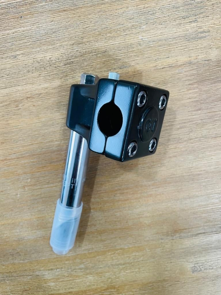 Bicycle Stem Gooseneck DYNO Reproduction 1980s Black Mallet Style BMX Cruiser