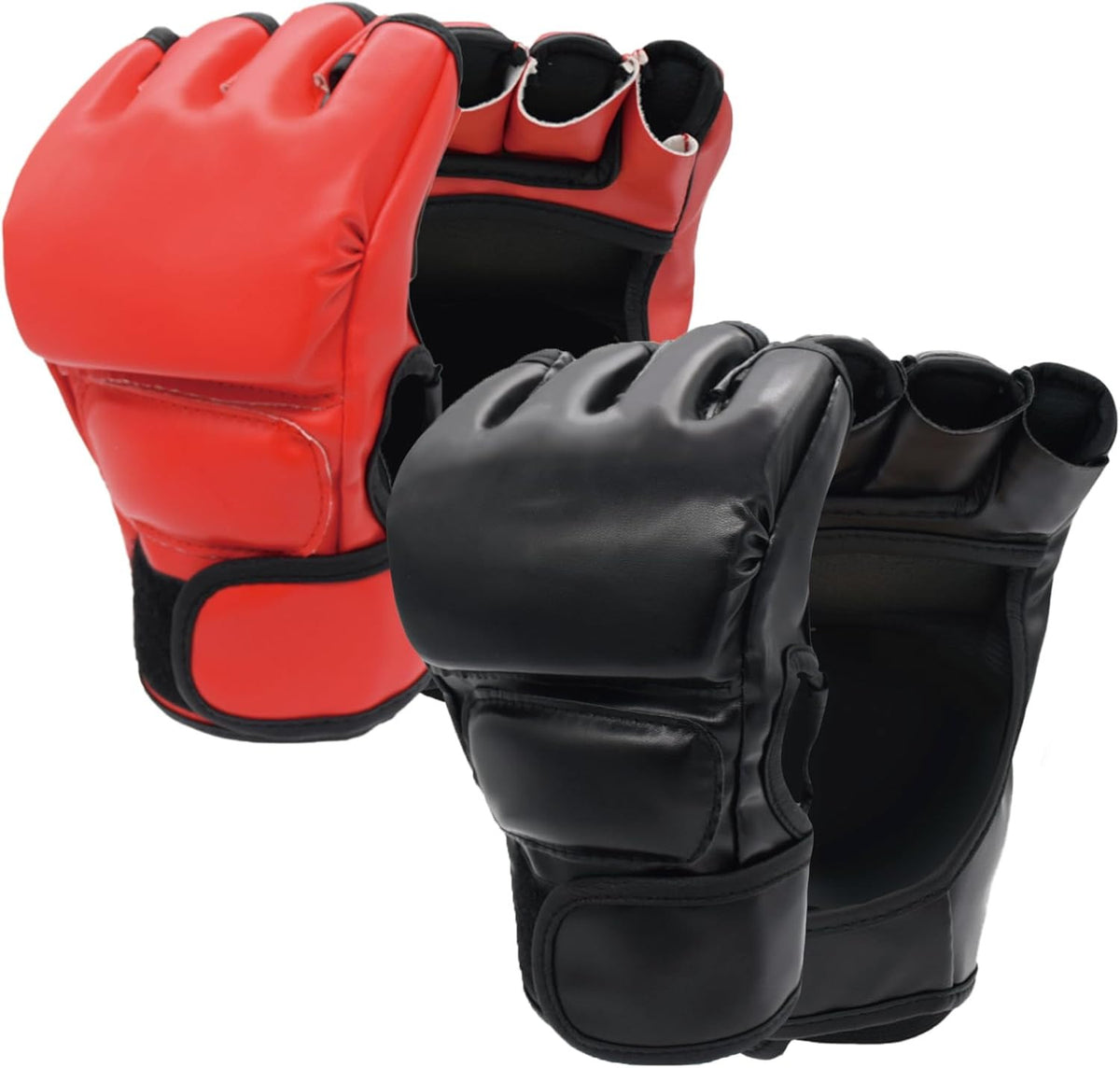 2 Pairs Boxing Gloves Kickboxing Training Sparring Gloves for Men Women