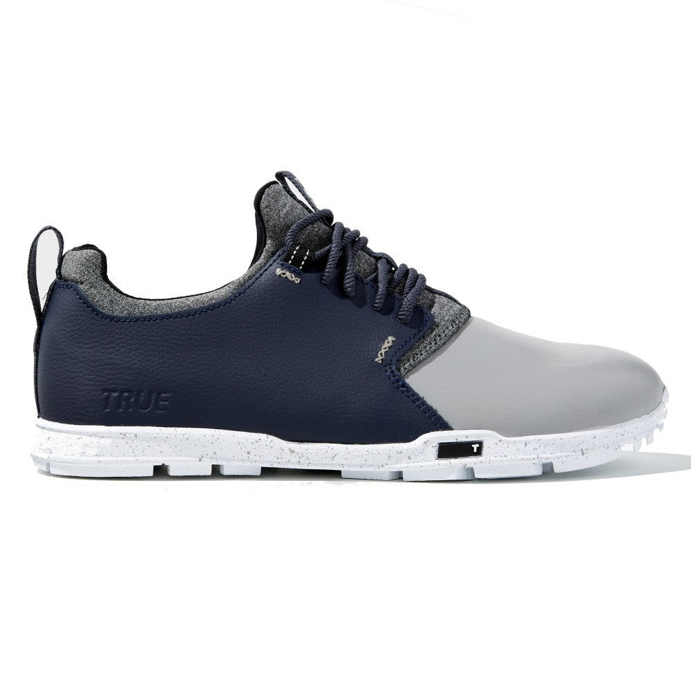 Men's Golf Shoes Waterproof Zero Drop Wide Toe Box Minimalist Fit - Nine Iron Grey