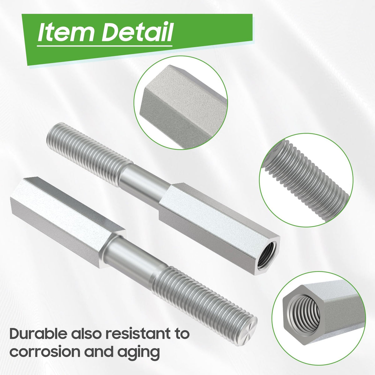 Golf Cart Shock Absorber Extension Rod for EZGO Club Car - 2.5 Inch Lift