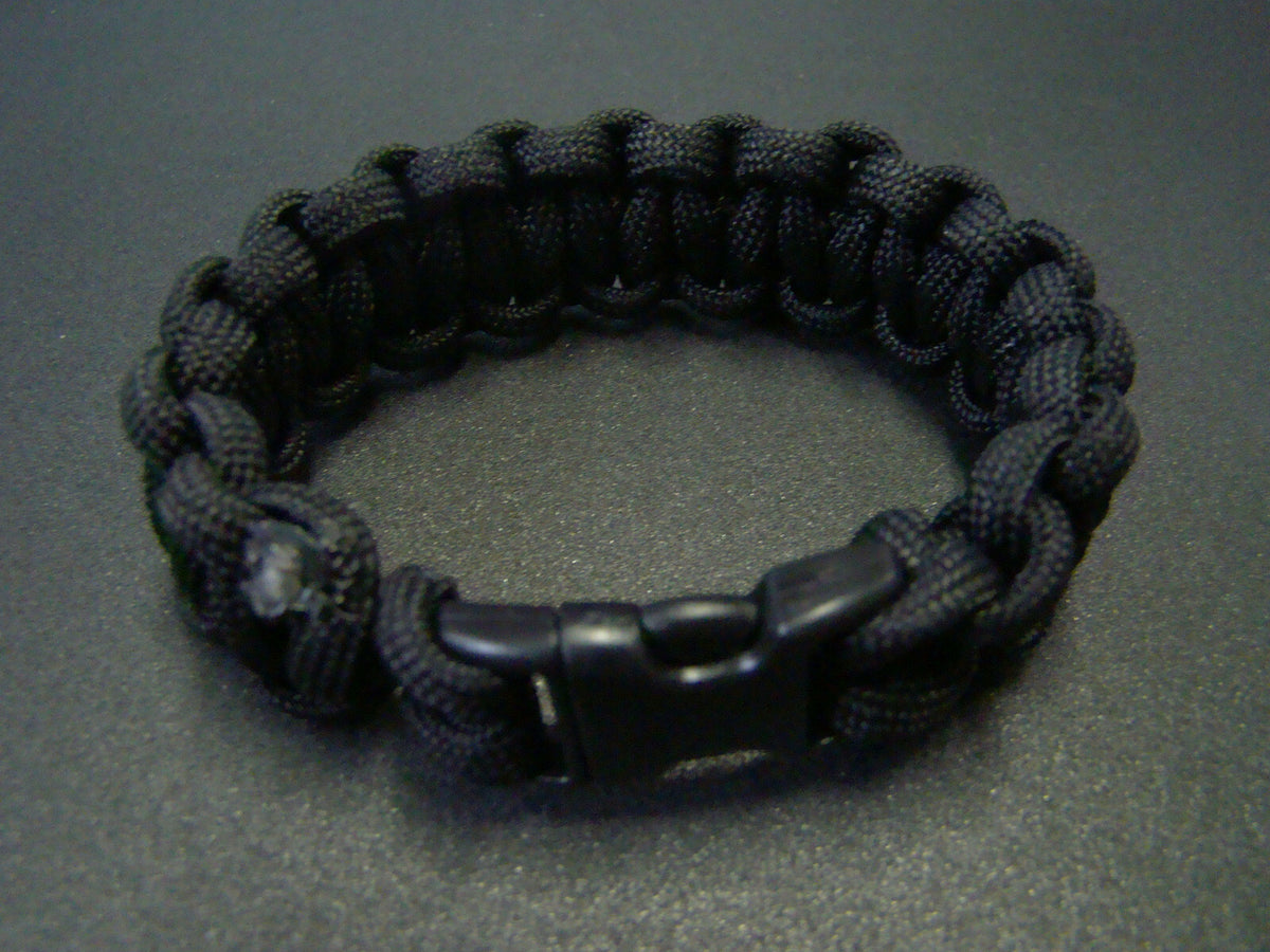 Paracord Bracelet 7 Strand 550 LB USA Made Survival Wristband, Multiple Sizes