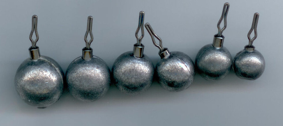 25 Lead Drop Shot Weights 1/4 oz Ball Style Fishing Sinkers