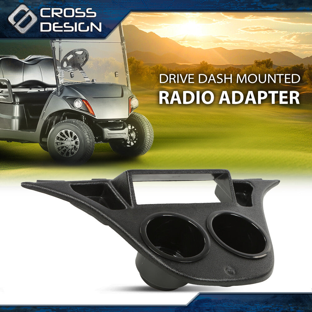 Yamaha Drive Dash Radio Adapter Black - Vehicle Dashboard Mounting