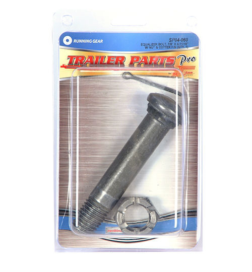 Equalizer Bolt and Nut Set - 7/8 Inch x 4-11/16 Inch Trailer Suspension Hardware