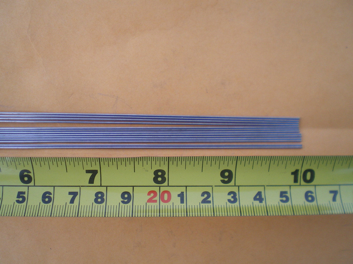 Stainless Steel Fishing Lure Shaft Wire 0.035 x 10 Inches - Strong, Durable