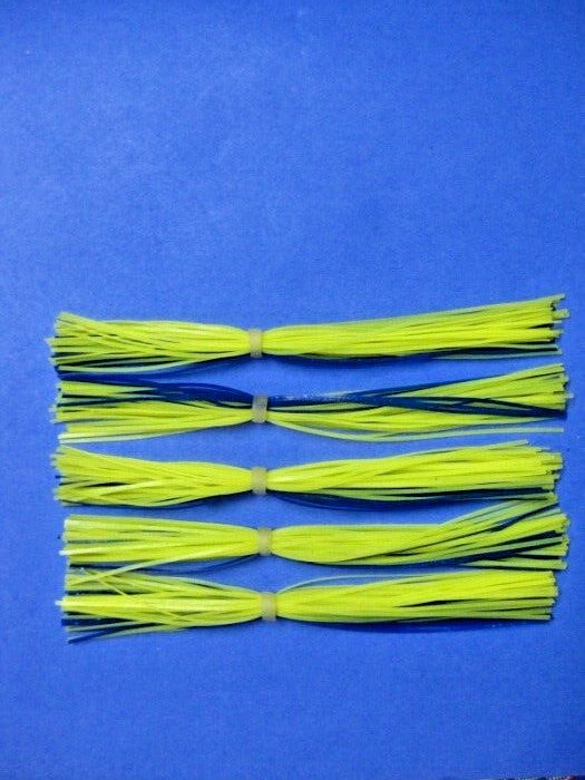 Silicone Skirt for Spinnerbaits Buzz Baits & Bass Jigs 5 Inch Blue Glitter