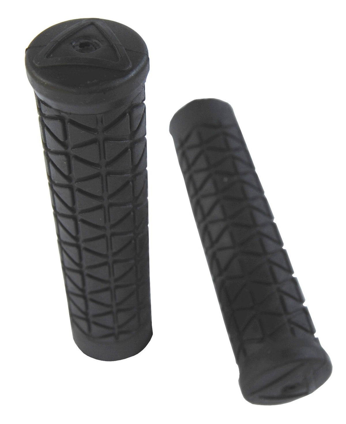 Tri Flangeless Bicycle Grip for MTB & BMX - Black, 125mm