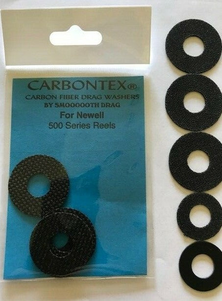 Carbontex Drag Washer Rebuild Kit for Newell Reels - Carbon Fiber Replacement