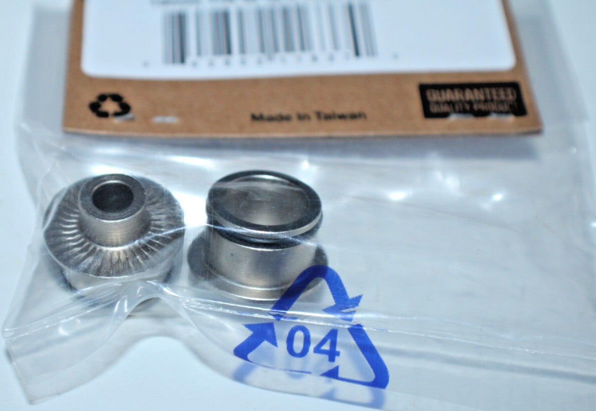 Bike Hub Conversion Adapter - 15mm Thru-Axle to Quick Release Silver