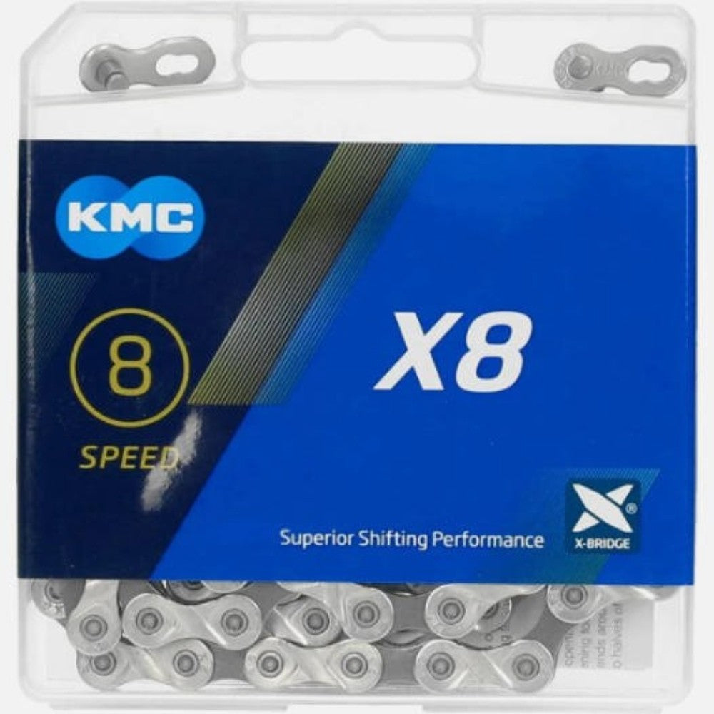 8-Speed Bicycle Chain 116mm for Shimano Drivetrain - EcoProteQ Series