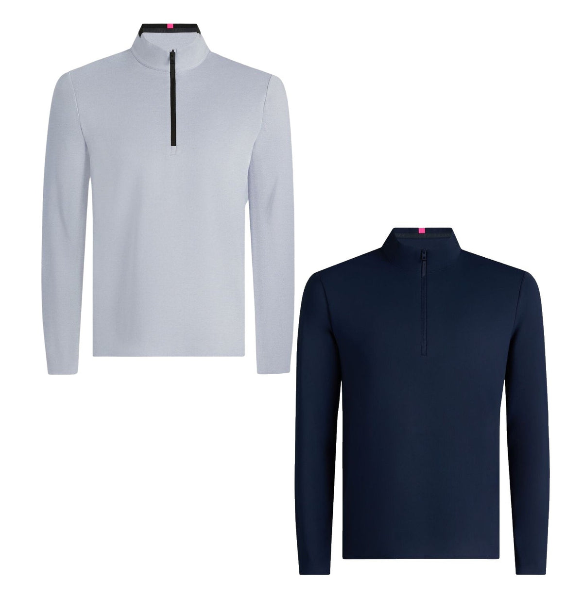 Men's Brushed Back Tech 1/4 Zip Pullover - Lightweight, Moisture-Wicking Sport Layer