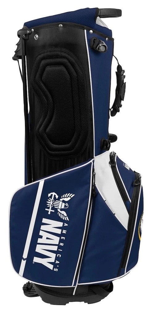 Golf Carry Bag with Padded Caddy Handle for Hybrid & Stand Golf Clubs