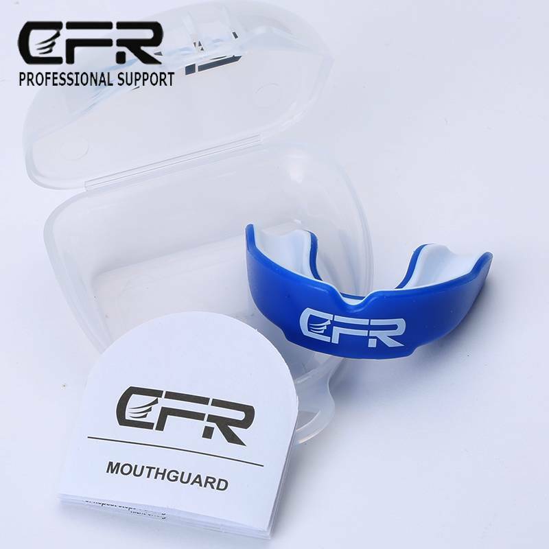 Boxing Mouth Guard Teeth Protector Gum Shield Impact Mouthpiece with Case