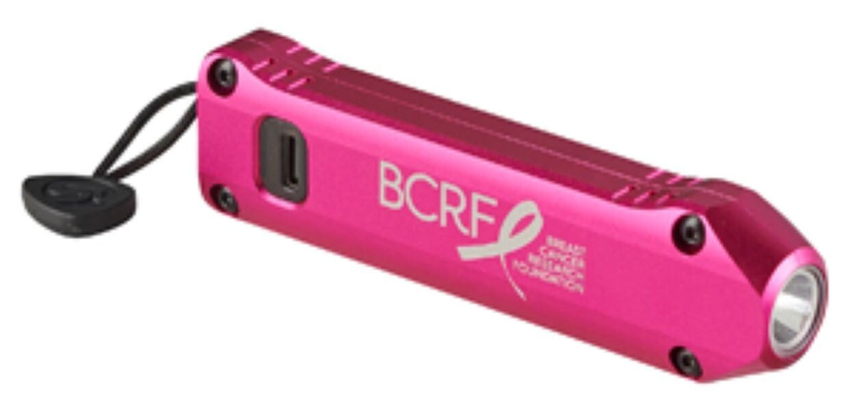 Rechargeable Pink Compact Flashlight with High Lumens for Outdoor & Emergency Use