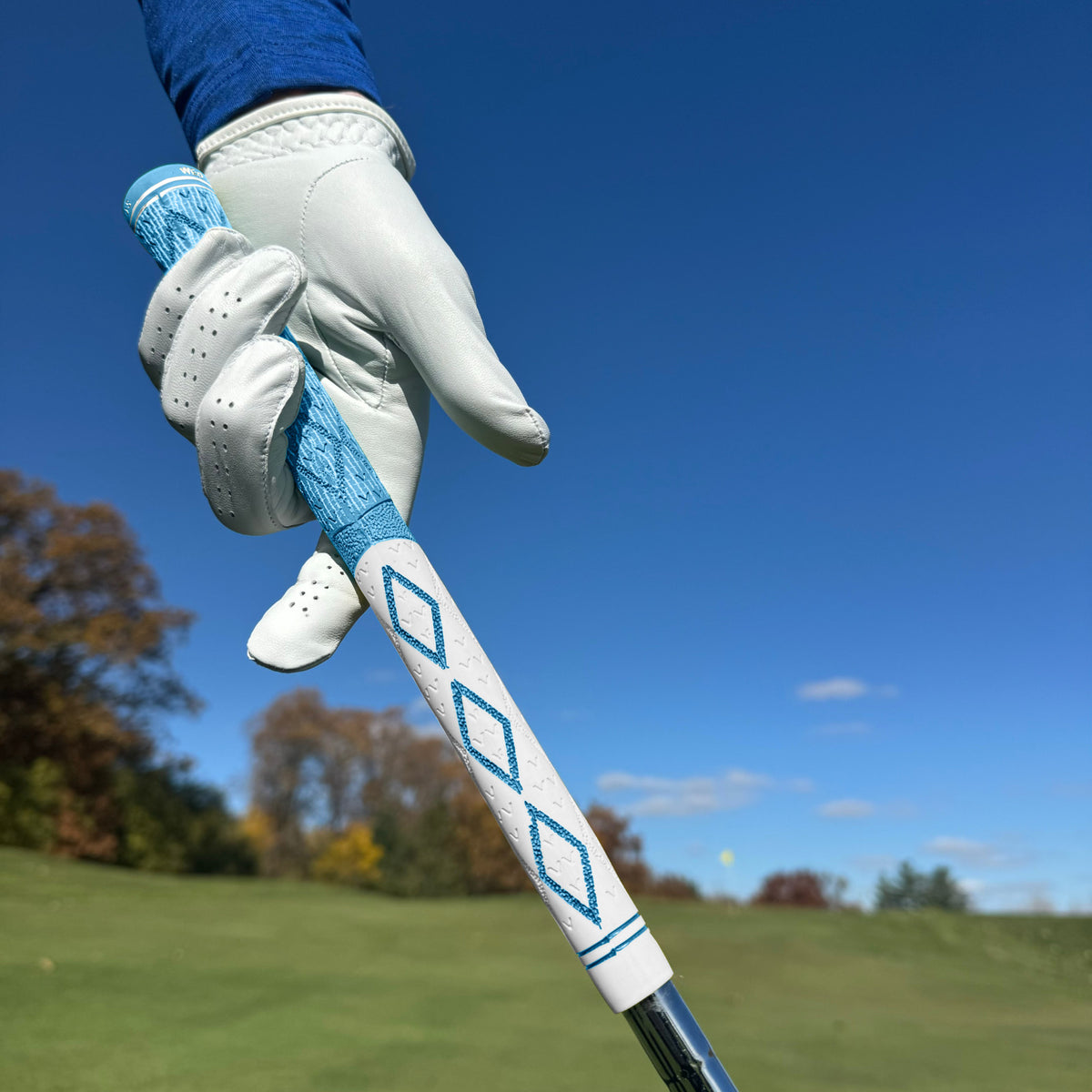 Golf Club Grip - Hybrid Cord and Rubber Traction for All Weather Control