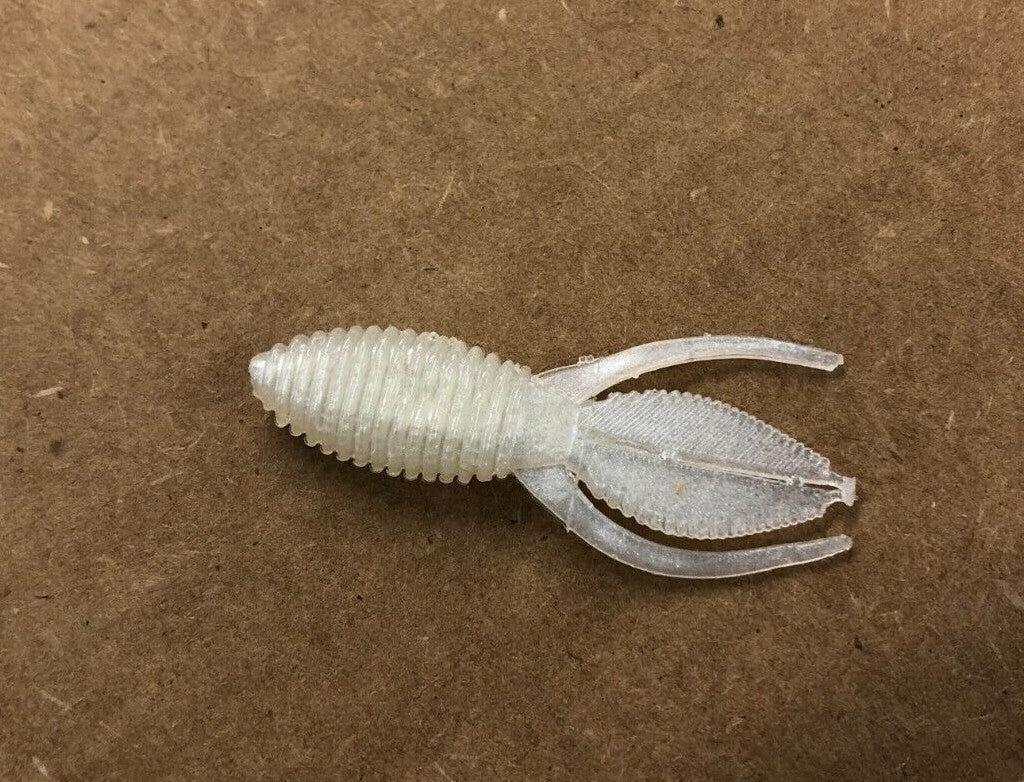 2-Inch Crappie Beaver Tail Soft Plastic Lures 100-Pack for Panfish Fishing