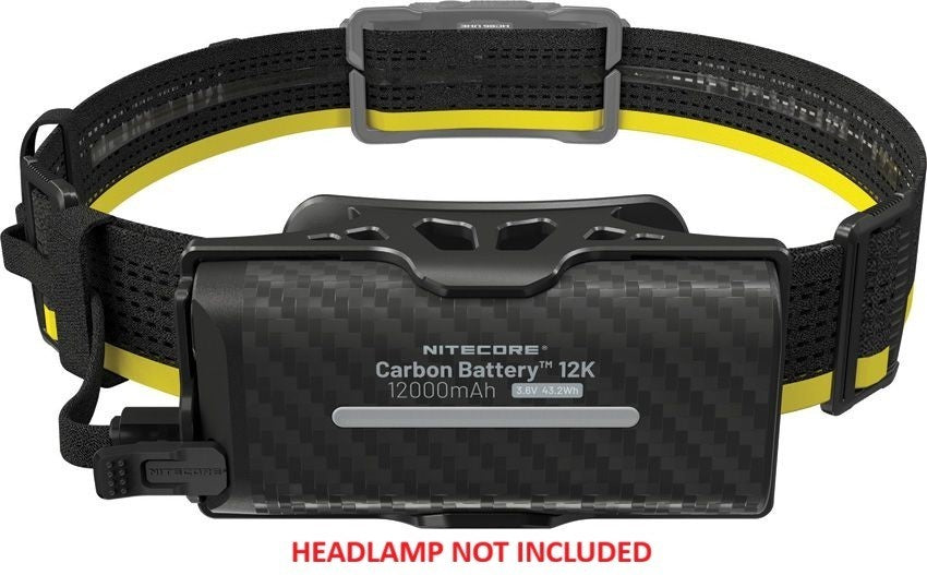Rechargeable Carbon Battery Kit for Headlamps - Water & Impact Resistant