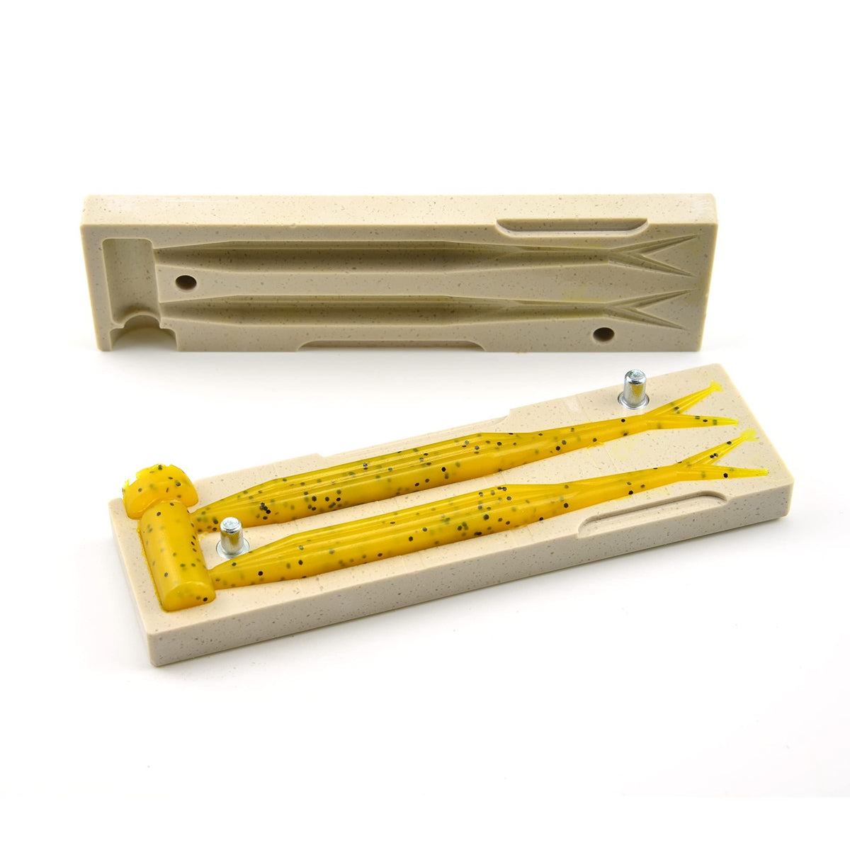 Soft Plastic Fishing Lure Mold for Injection Baits - Salty Super Fluke 5"