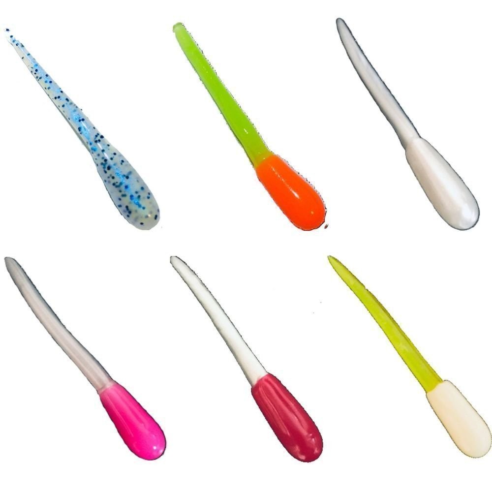 Crappie Softbait 1.5 Inch - Multi-Color Pack for Panfish & Bass Fishing