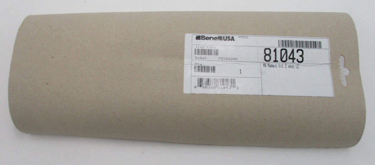 Benelli M4 Shotgun Magazine Extension Kit 2 Shot Steel Matte Blue