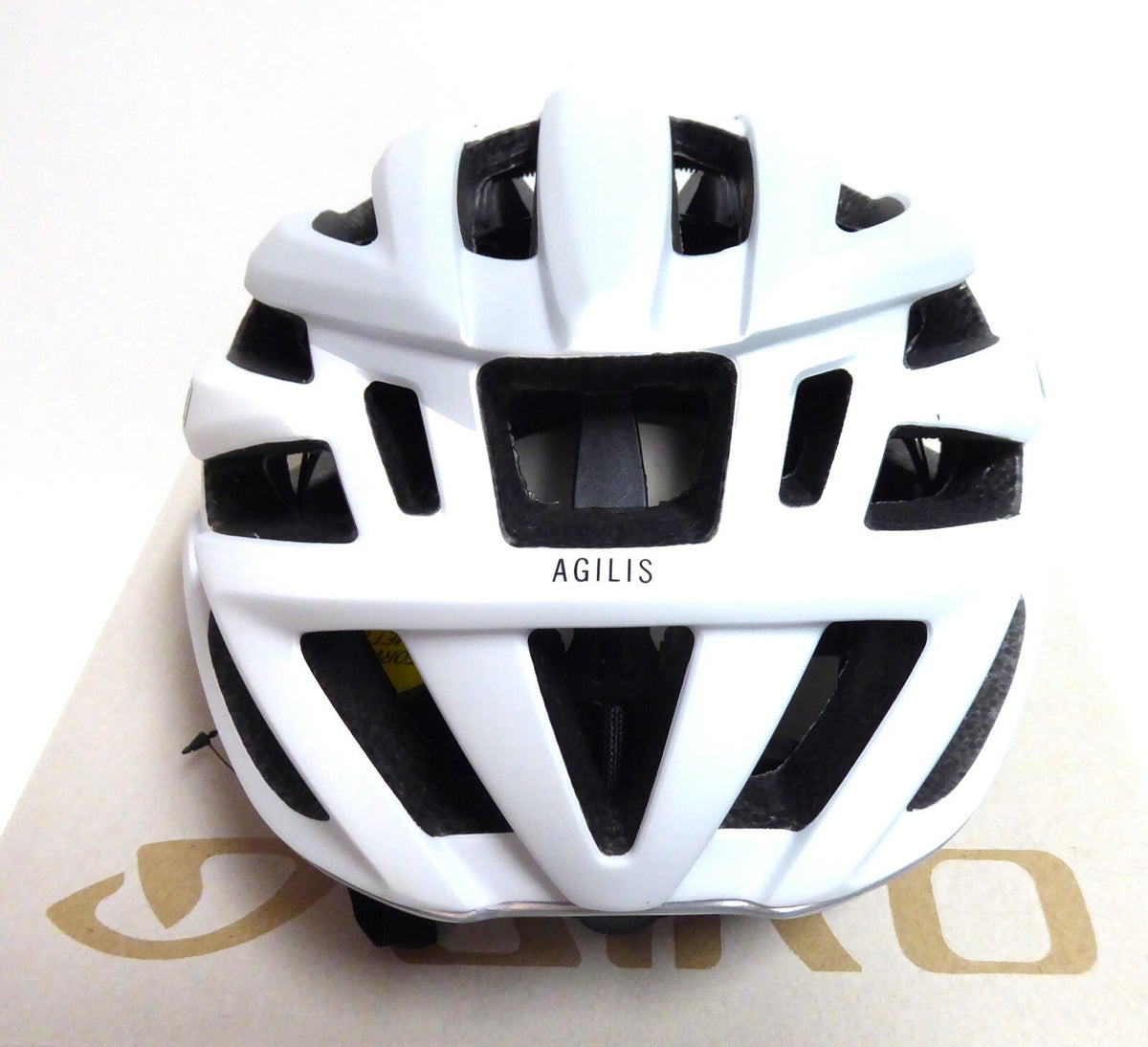 Giro Agilis MIPS Cycling Helmet - Matte White Silver Large