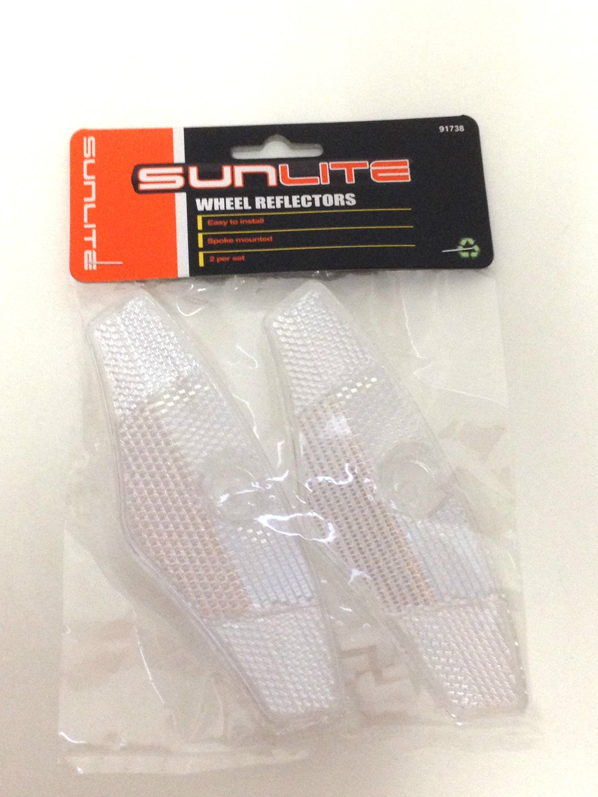 Bike Wheel Spoke Reflector Set - 5 Inch White, Easy to Install