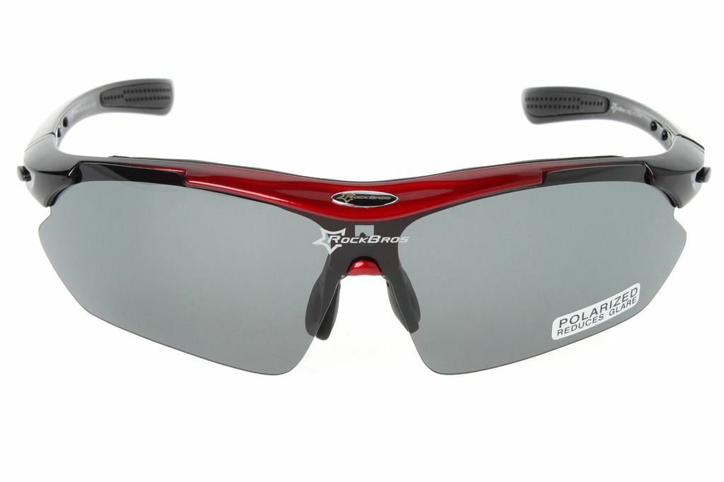 Polycarbonate Cycling Sun Glasses with Polarized Lenses - Lightweight Outdoor Sports Eyewear