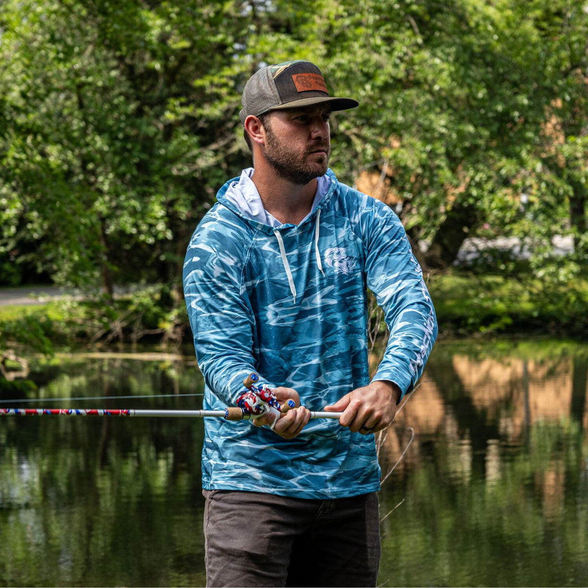 UV Fishing Shirt UPF 50 Long Sleeve Sun Protection Performance Wear