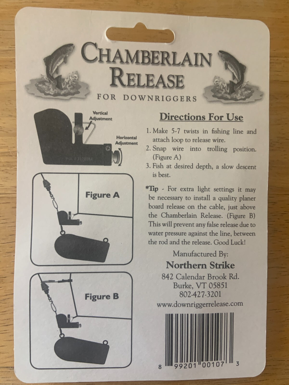 Downrigger Release Clip for Fishing Tackle - Adjustable Line Release #107