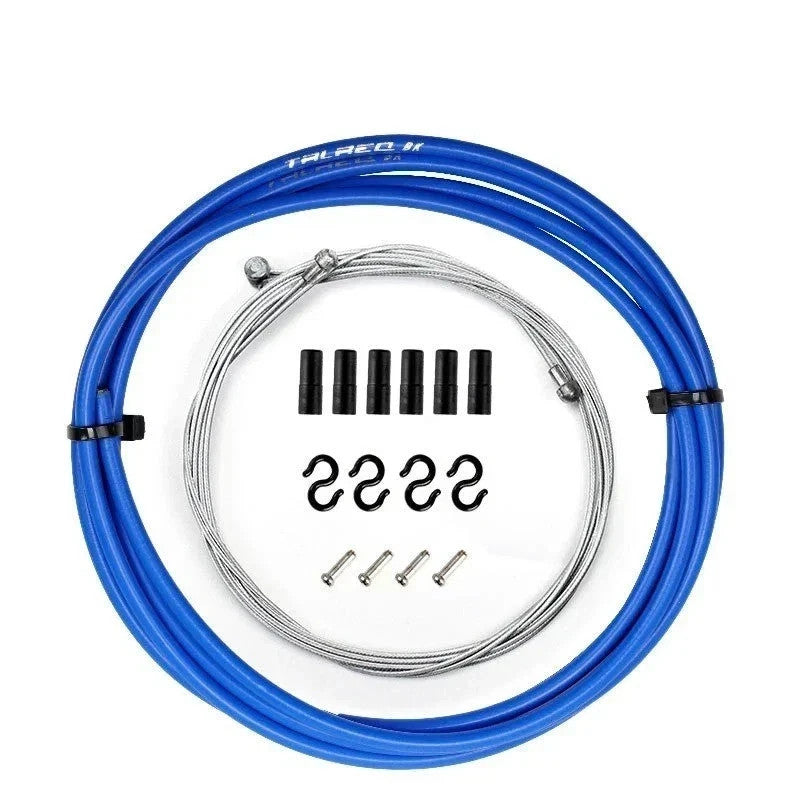 Universal Bicycle Brake & Shift Cable Kit - Multiple Colors, MTB & Road Bikes